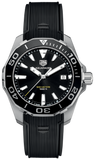 Buy Shop Tag Heuer Aquaracer Black Dial Black Rubber Strap Watch for Men - WAY111A.FT6151 USA Online