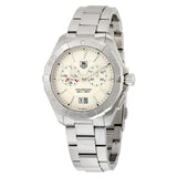 Buy Shop Tag Heuer Aquaracer Chronograph White Dial Silver Steel Strap Watch for Men - WAY111Y.BA0928 USA Online