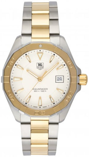 Buy Shop Tag Heuer Aquaracer White Dial Watch for Men - WAY1120.BB0930 USA Online