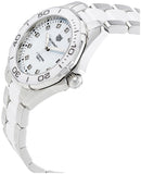 Buy Shop Tag Heuer Aquaracer Diamonds White Dial Two Tone Steel Strap Watch for Women - WAY131D.BA0914 USA Online