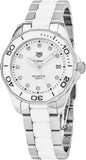 Buy Shop Tag Heuer Aquaracer Diamonds White Dial Two Tone Steel Strap Watch for Women - WAY131D.BA0914 USA Online
