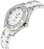Buy Shop Tag Heuer Aquaracer Diamonds White Dial Two Tone Steel Strap Watch for Women - WAY131F.BA0914 USA Online