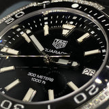 Buy Shop Tag Heuer Aquaracer Quartz Diamonds Black Dial Two Tone Steel Strap Watch for Women - WAY131G.BA0913 USA Online