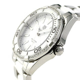 Buy Shop Tag Heuer Aquaracer Diamonds White Dial Two Tone Steel Strap Watch for Women - WAY131H.BA0914 USA Online