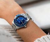 Buy Shop Tag Heuer Aquaracer 35mm Quartz Blue Dial Silver Steel Strap Watch for Women - WSY131L.BA0748 USA Online