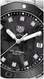 Buy Shop Tag Heuer Aquaracer Quartz Black Dial Silver Steel Strap Watch for Women - WAY131M.BA0748 USA Online