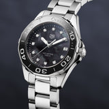Buy Shop Tag Heuer Aquaracer Black Dial Watch for Women - WAY131M.BA0748 USA Online