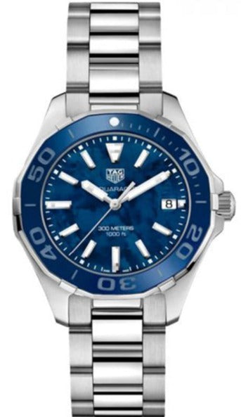 Buy Shop Tag Heuer Aquaracer Blue Dial Watch for Women - WAY131S.BA0748 USA Online