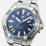 Buy Shop Tag Heuer Aquaracer Calibre 5 Automatic Blue Dial Silver Steel Strap Watch for Men - WAY2012.BA0927 USA Online