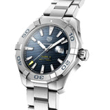 Buy Shop Tag Heuer Aquaracer Calibre 5 Automatic Blue Dial Silver Steel Strap Watch for Men - WAY2012.BA0927 USA Online