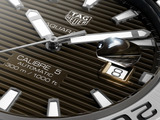 Buy Shop Tag Heuer Aquaracer Calibre 5 Automatic Sunray Brown Dial Silver Steel Strap Watch for Men - WAY2018.BA0927 USA Online