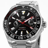 Buy Shop Tag Heuer Aquaracer Calibre 5 Premiere League Edition Black Dial Silver Stainless Steel Watch for Men - WAY201D.BA0927 USA Online