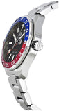 Buy Shop Tag Heuer Aquaracer GMT Caliber 7 Pepsi Black Dial Silver Steel Strap Watch for Men - WAY201F.BA0927 USA Online