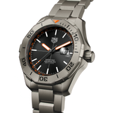 Tag Heuer Aquaracer Bamford Automatic Black Dial Grey Steel Strap Watch for Men - WAY208F.BF0638