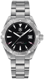 Buy Shop Tag Heuer Aquaracer Automatic Black Dial Silver Steel Strap Watch for Men - WAY2110.BA0928 USA Online