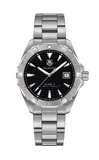 Buy Shop Tag Heuer Aquaracer Automatic Black Dial Silver Steel Strap Watch for Men - WAY2110.BA0928 USA Online