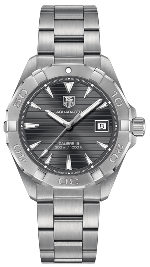 Buy Shop Tag Heuer Aquaracer Automatic Anthracite Grey Dial Silver Steel Strap Watch for Men - WAY2113.BA0928 USA Online