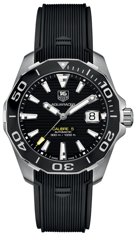 Buy Shop Tag Heuer Aquaracer Black Dial Watch for Men - WAY211A.FT6151 USA Online