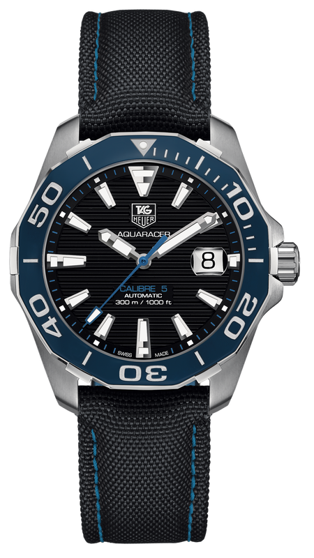Buy Shop Tag Heuer Aquaracer Blue Dial Watch for Men - WAY211B.FC6363 USA Online