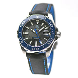 Buy Shop Tag Heuer Aquaracer Calibre 5 Automatic Black Dial Black Nylon Strap Watch for Men - WAY211B.FC6363 USA Online