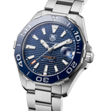 Buy Shop Tag Heuer Aquaracer Calibre 5 Blue Dial Silver Steel Strap Watch for Men - WAY211C.BA0928 USA Online