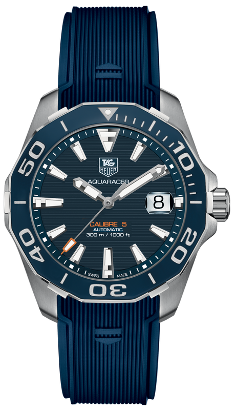 Buy Shop Tag Heuer Aquaracer Blue Dial Watch for Men - WAY211C.FT6155 USA Online
