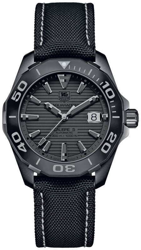 Buy Shop Tag Heuer Aquaracer Black Dial Watch for Men - WAY218B.FC6364 USA Online