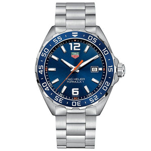 Buy Shop Tag Heuer Formula 1 Quartz Blue Dial Silver Steel Strap Watch for Men - WAZ1010.BA0842 USA Online