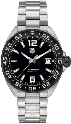 Buy Shop Tag Heuer Formula 1 Black Dial Watch for Men - WAZ1110.BA0875 USA Online