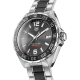 Buy Shop Tag Heuer Formula 1 Calibre 5 Anthracite Dial Two Tone Steel Strap Watch for Men - WAZ2011.BA0843 USA Online
