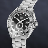 Buy Shop Tag Heuer Formula 1 Automatic Black Dial Silver Steel Strap Watch for Men - WAZ2012.BA0842 USA Online