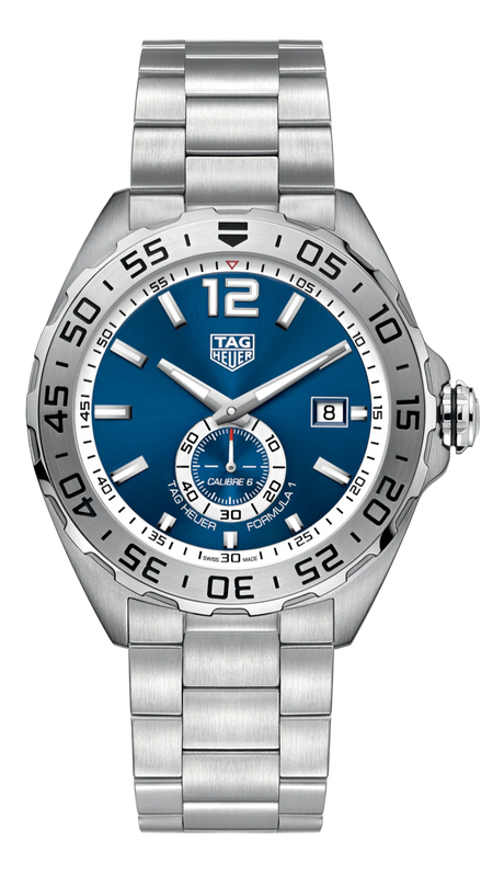 Buy Shop Tag Heuer Formula 1 Calibre 6 Automatic Blue Dial Silver Steel Strap Watch for Men - WAZ2014.BA0842 USA Online