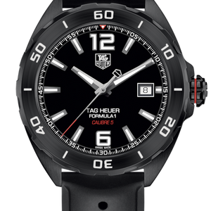 Buy Shop Tag Heuer Formula 1 Automatic Black Dial Black Rubber Strap Watch for Men - WAZ2115.FT8023 USA Online