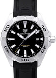 Buy Shop Tag Heuer Aquaracer Quartz Black Dial Black Rubber Strap Watch for Men - WBD1110.FT8021 USA Online