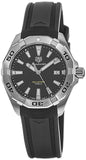 Buy Shop Tag Heuer Aquaracer Quartz Black Dial Black Rubber Strap Watch for Men - WBD1110.FT8021 USA Online