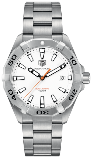 Buy Shop Tag Heuer Aquaracer White Dial Watch for Men - WBD1111.BA0928 USA Online
