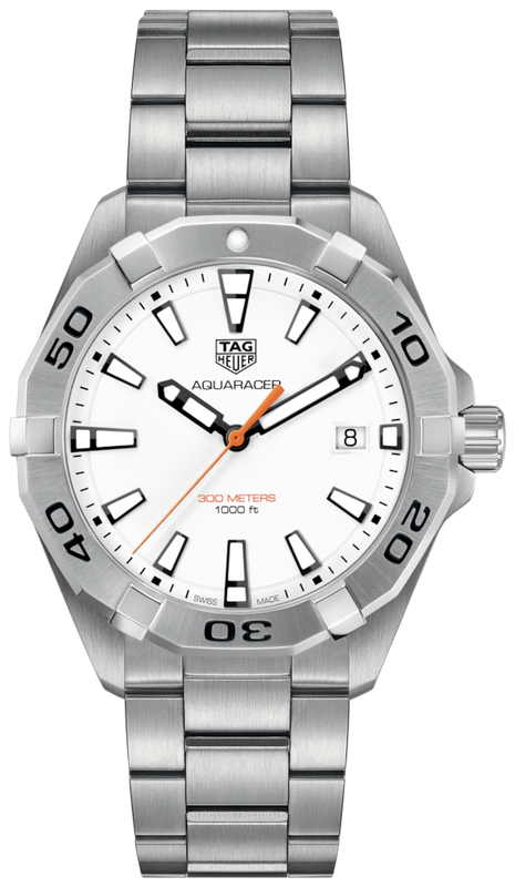 Buy Shop Tag Heuer Aquaracer White Dial Watch for Men - WBD1111.BA0928 USA Online