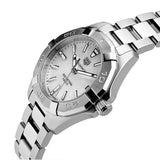 Buy Shop Tag Heuer Aquaracer White Mother of Pearl Dial Silver Steel Strap Watch for Women - WBD1311.BA0740 USA Online
