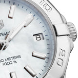 Buy Shop Tag Heuer Aquaracer White Mother of Pearl Dial Watch for Women - WBD1311.BA0740 USA Online