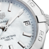 Buy Shop Tag Heuer Aquaracer White Mother of Pearl Dial Watch for Women - WBD1311.BA0740 USA Online
