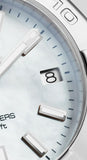 Buy Shop Tag Heuer Aquaracer White Mother of Pearl Dial Silver Steel Strap Watch for Women - WBD1311.BA0740 USA Online