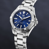 Buy Shop Tag Heuer Aquaracer Quartz Blue Dial Silver Steel Strap Watch for Women - WBD1312.BA0740 USA Online