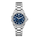 Buy Shop Tag Heuer Aquaracer Quartz Blue Dial Silver Steel Strap Watch for Women - WBD1312.BA0740 USA Online