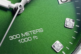 Buy Shop Tag Heuer Aquaracer Diamonds Emerald Green Dial Silver Steel Strap Watch for Women - WBD1316.BA0740 USA Online