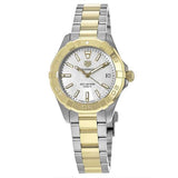 Buy Shop Tag Heuer Aquaracer Mother of Pearl Dial Two Tone Steel Strap Watch for Women - WBD1320.BB0320 USA Online