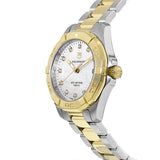 Buy Shop Tag Heuer Aquaracer White Mother of Pearl Dial Two Tone Steel Strap Watch for Women - WBD1322.BB0320 USA Online