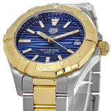 Buy Shop Tag Heuer Aquaracer Blue Dial Two Tone Steel Strap Watch for Women - WBD1325.BB0320 USA Online