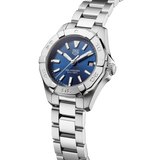 Tag Heuer Aquaracer Blue Dial Silver Steel Strap Watch for Women - WBD1412.BA0741