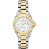 Buy Shop Tag Heuer Aquaracer Diamonds Mother of Pearl Dial Two Tone Steel Strap Watch for Men - WBD1422.BB0321 USA Online