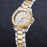 Buy Shop Tag Heuer Aquaracer Mother of Pearl Dial Two Tone Steel Strap Watch for Men - WBD1420.BB0321 USA Online
